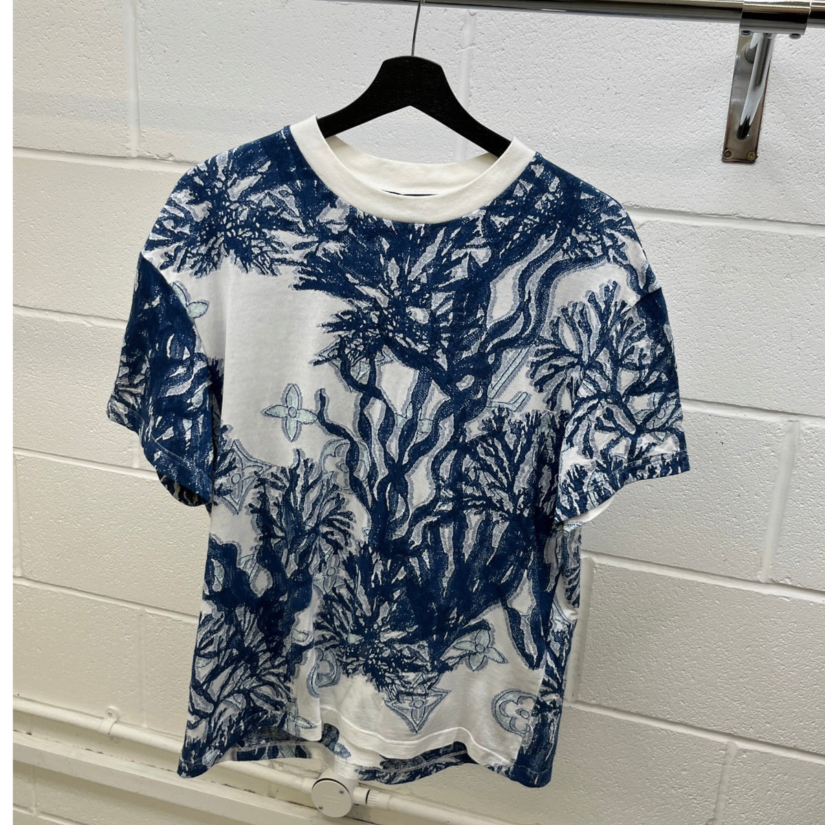 Men's Seaweed T-Shirt Blue Size M - Photo 10