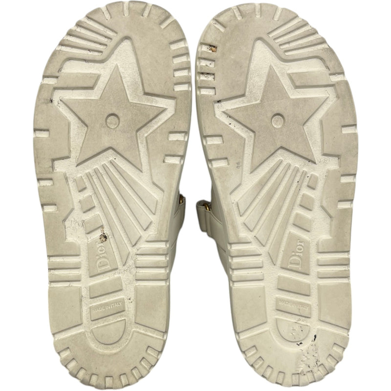 Women's DiorAct Sandals Cream Size UK 8 / EU 41