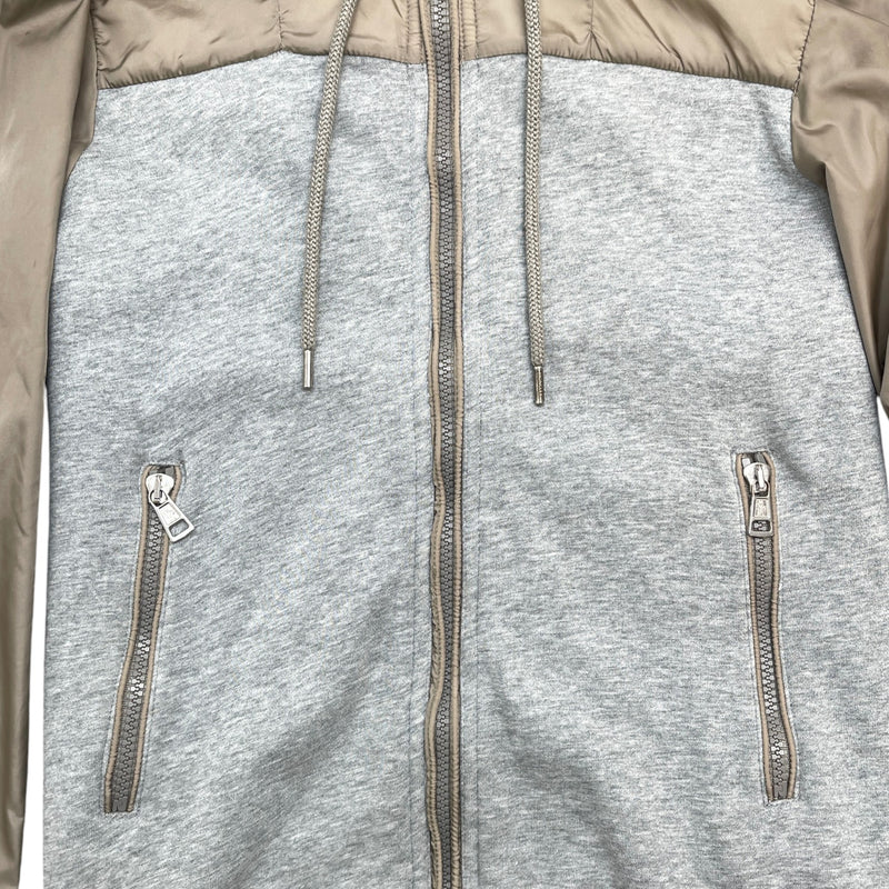 Men's Maglia Cardigan Hoodie Grey Size S