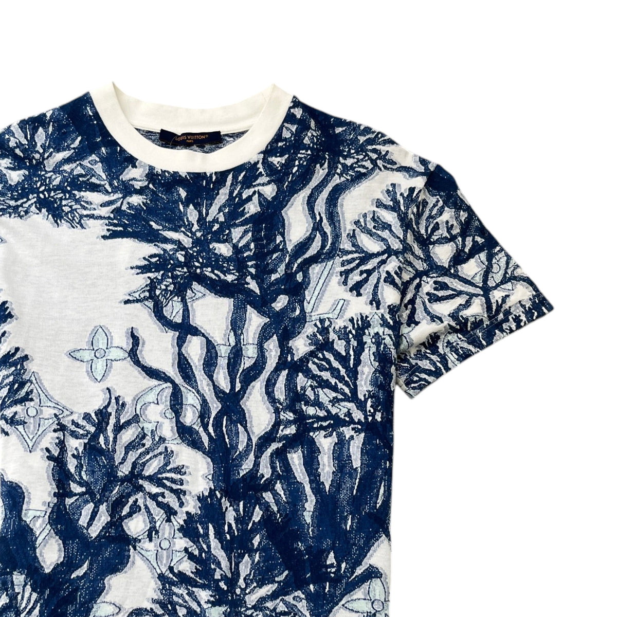 Men's Seaweed T-Shirt Blue Size M - Photo 3