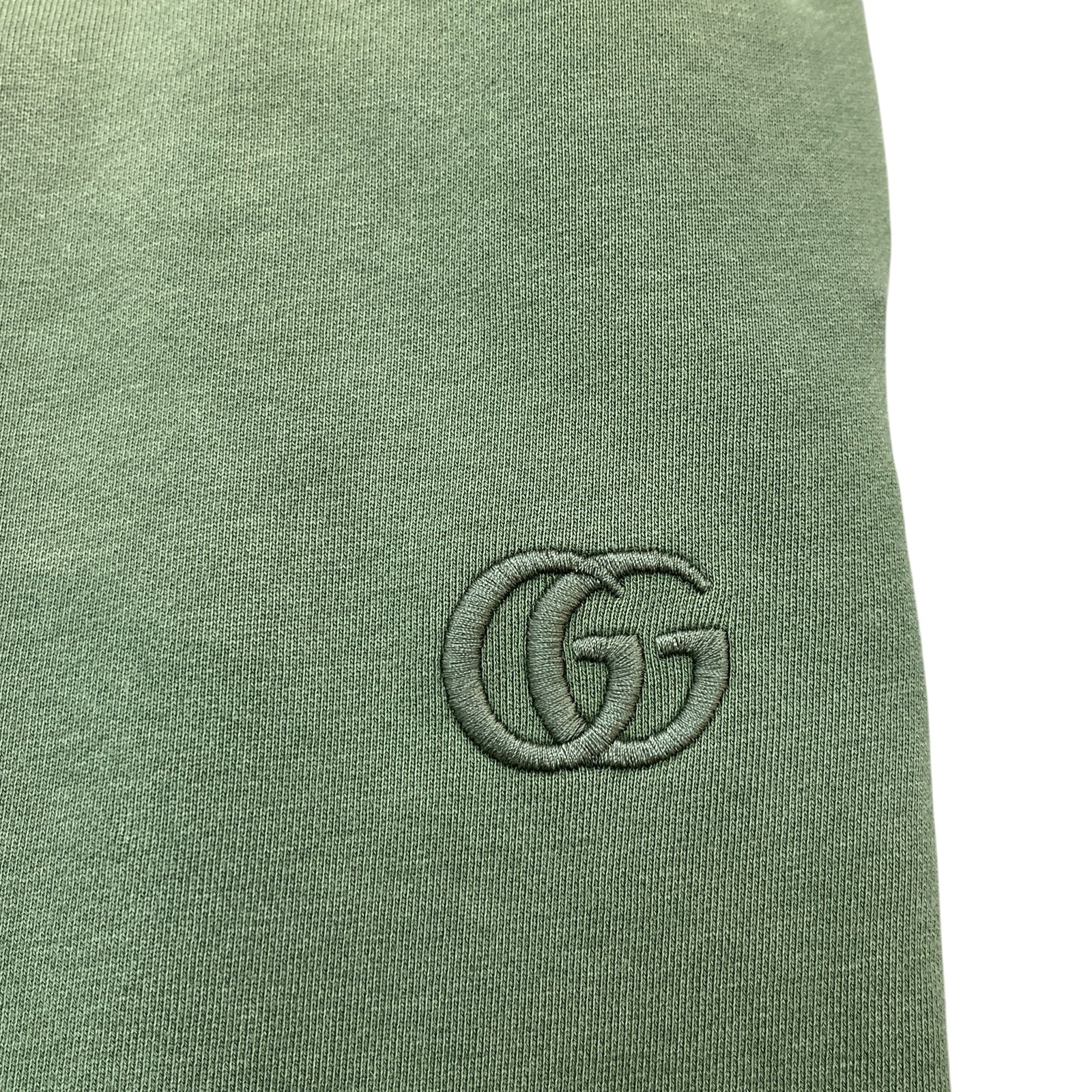 Men's Embroidered Logo Joggers Green Size M - Photo 6