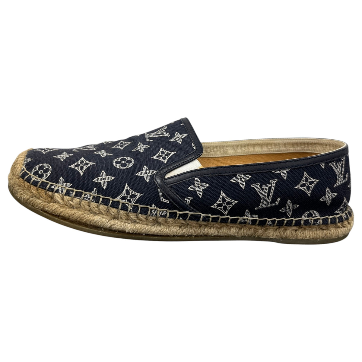 Men's Monogram Espadrilles Navy Size UK 8 / EU 42 - Photo 5