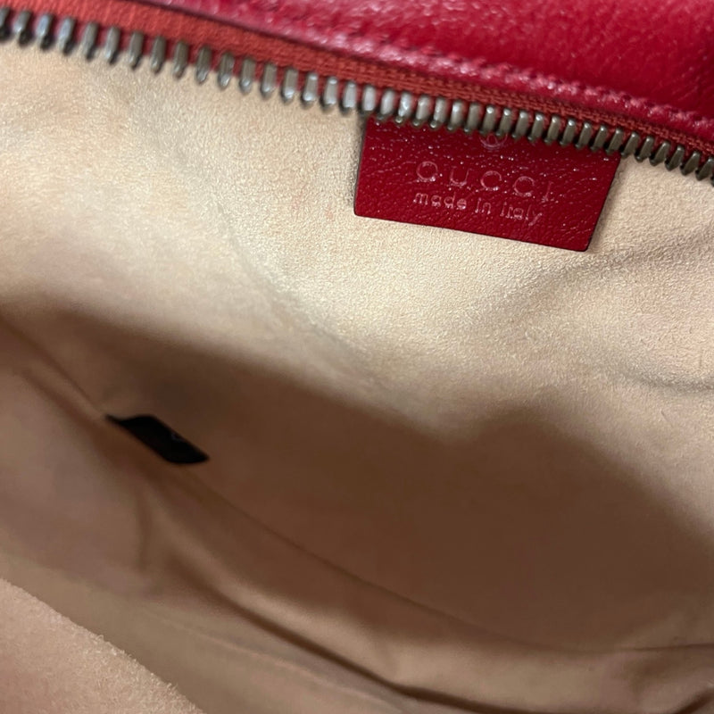 Women's Gg Marmont Mini Round Bag Red