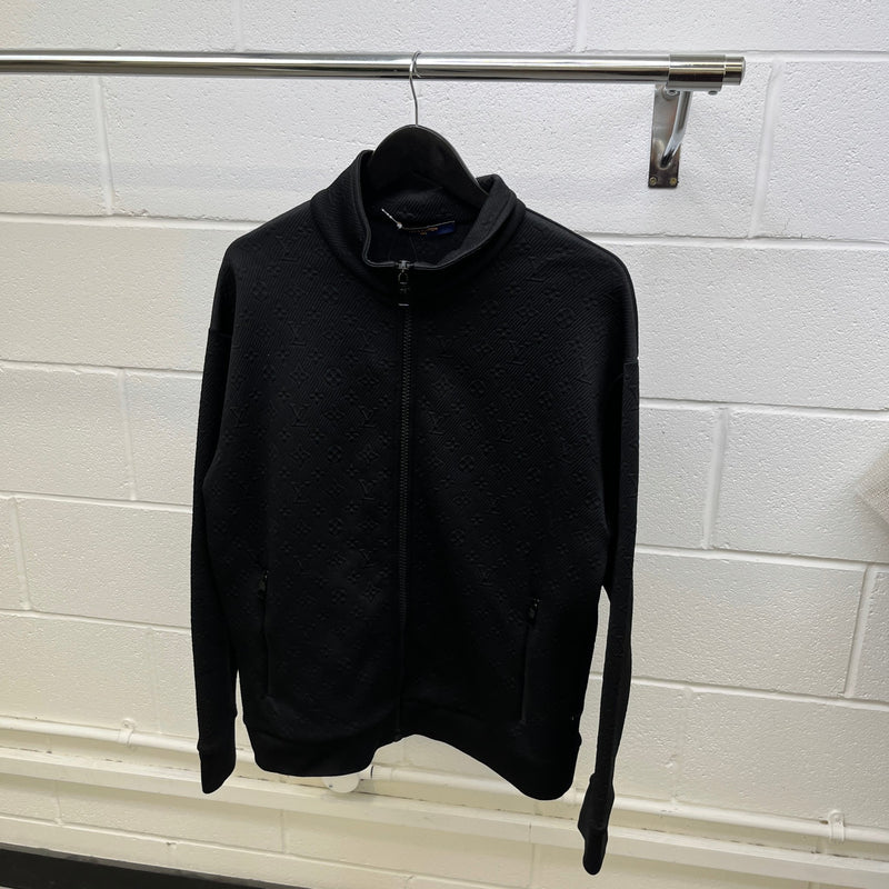 Men's Monogram Track Track Jacket Black Size L