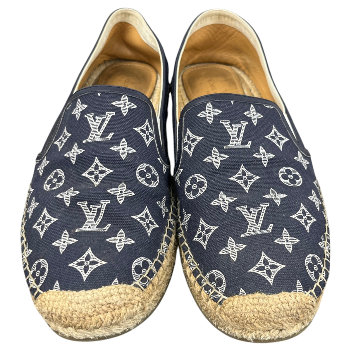Men's Monogram Espadrilles Navy Size UK 8 / EU 42 - Photo 6