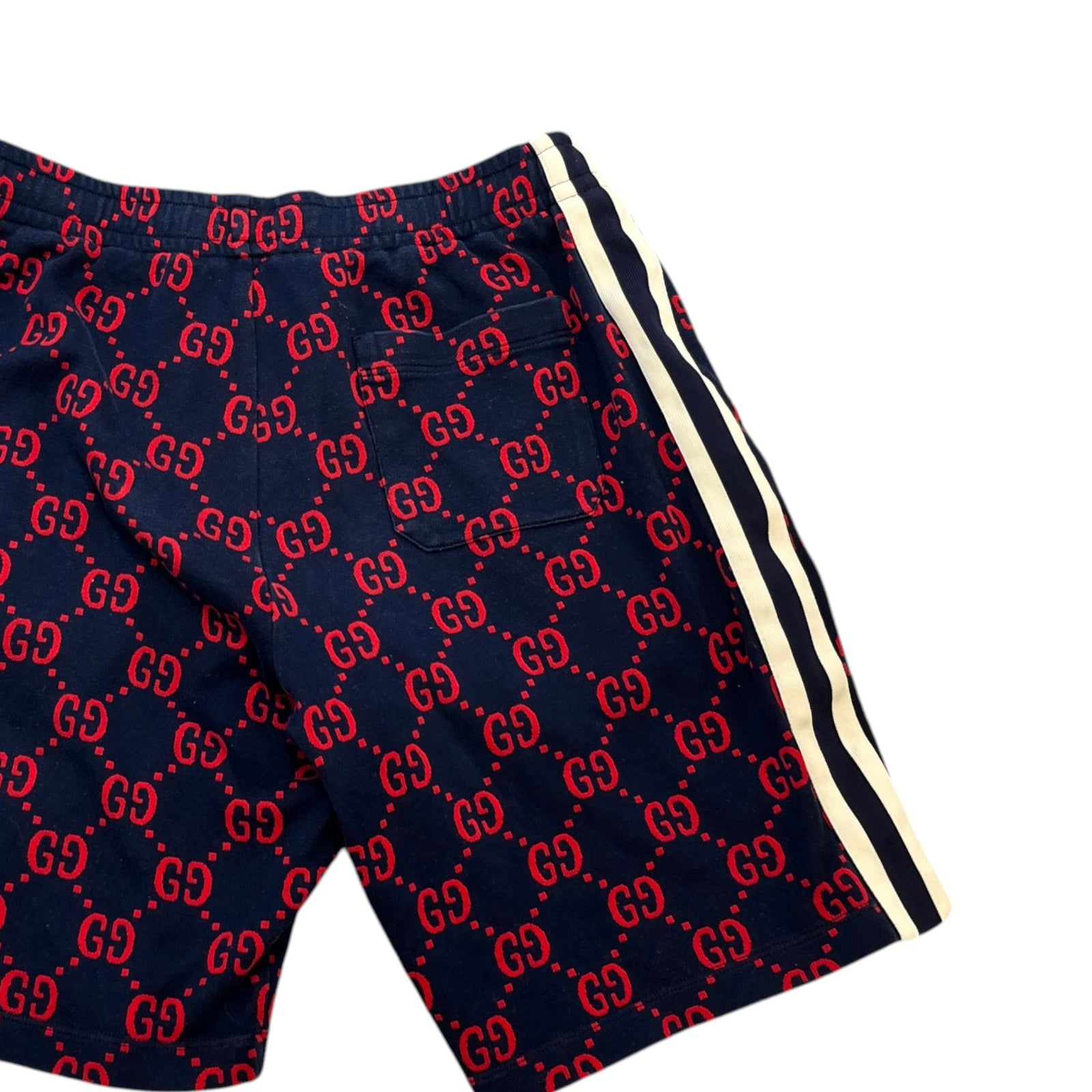 Men's Gg Supreme Shorts Navy Size S - Photo 4
