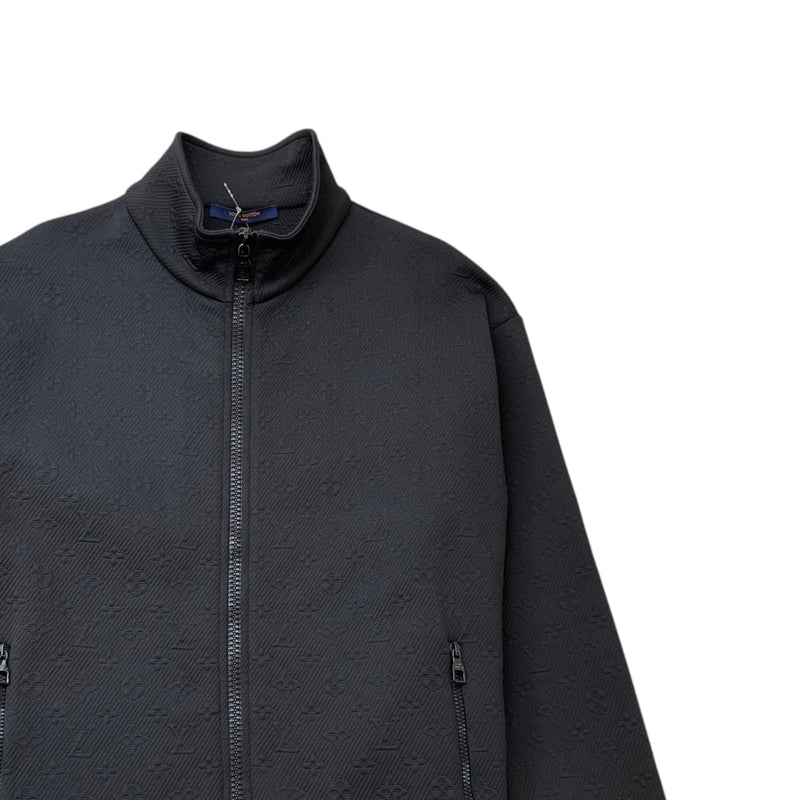 Men's Monogram Track Track Jacket Black Size L