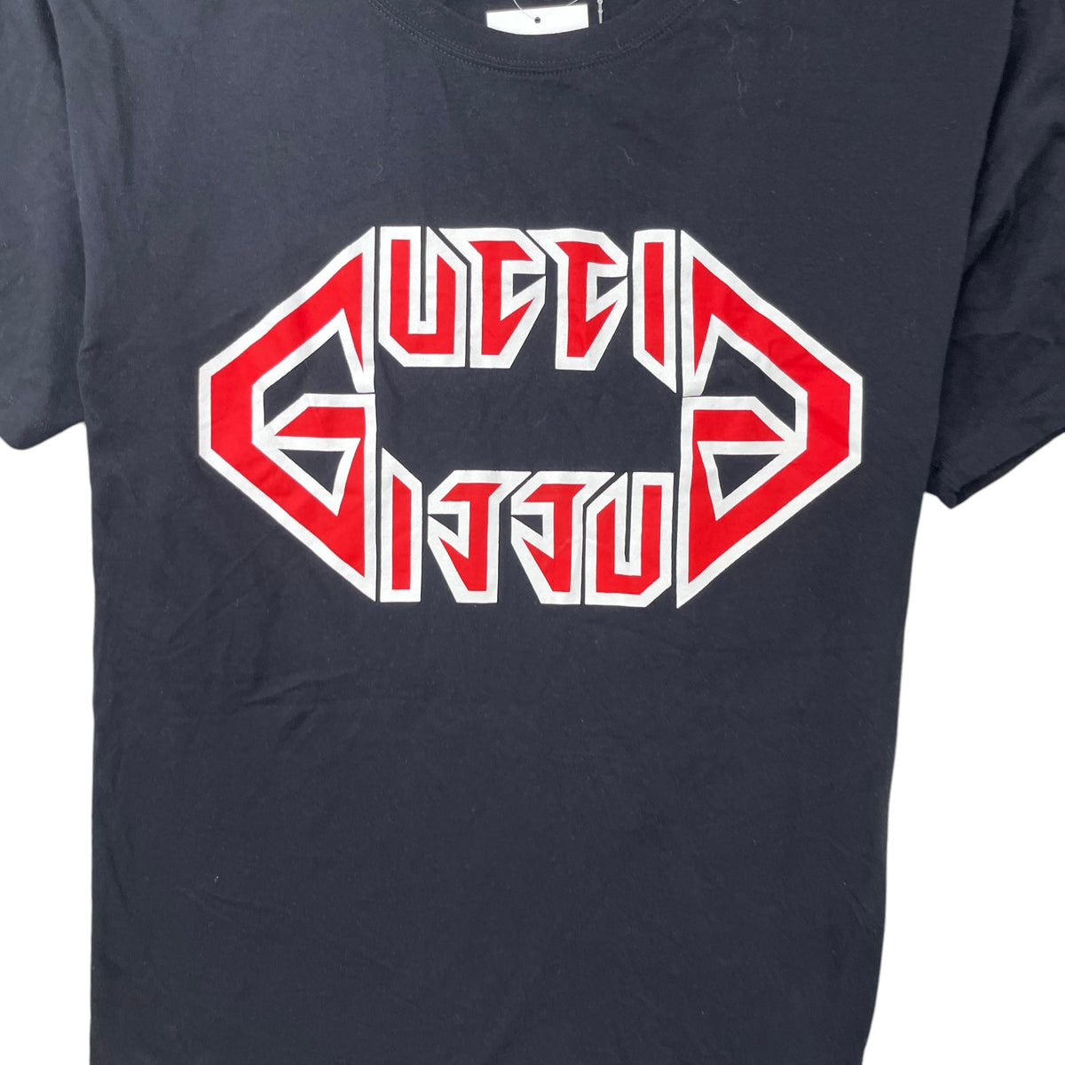 Men's Logo Print T-Shirt Black Size XL - Photo 5