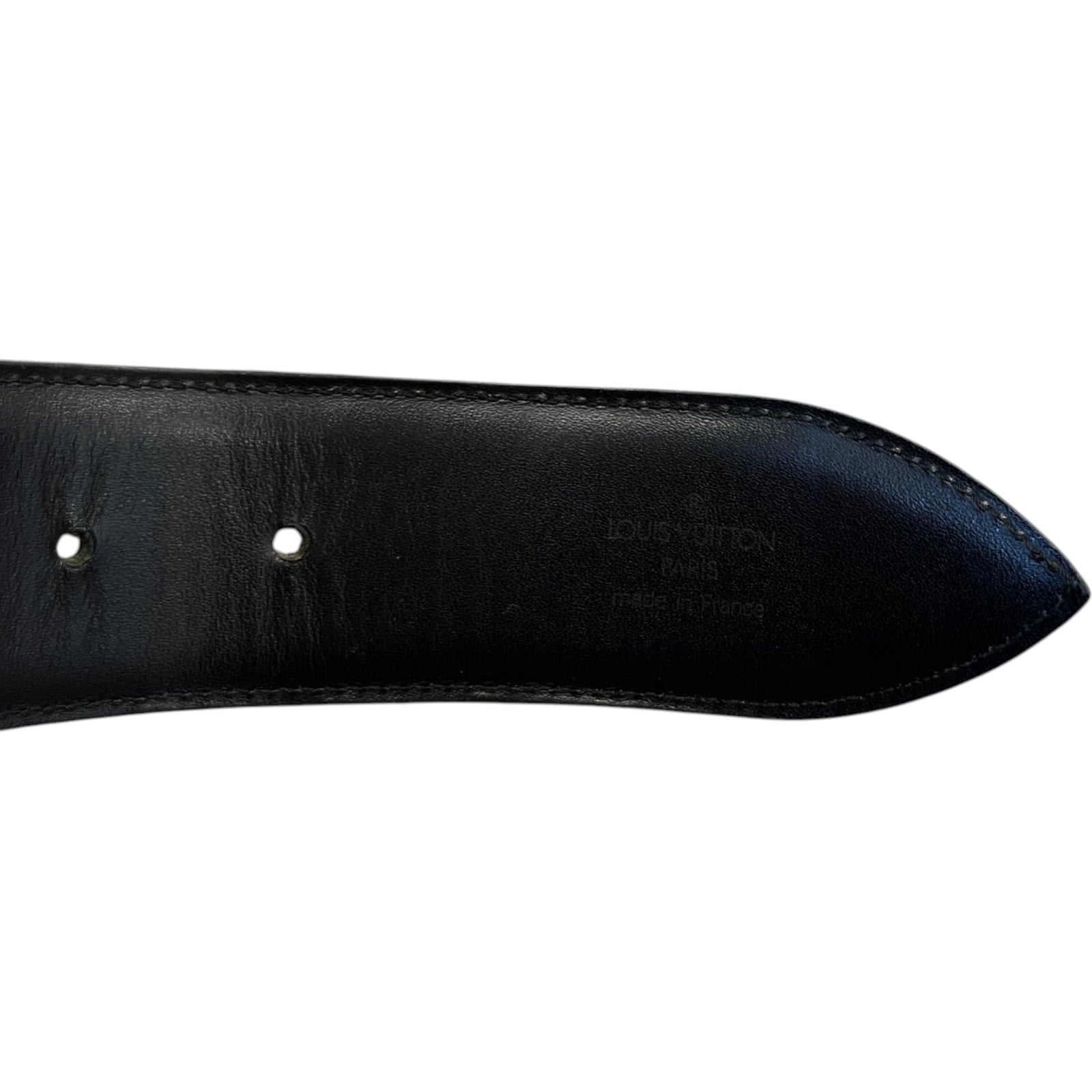 Women's Epi Leather Belt Black Size 75CM / UK 6 - Photo 6