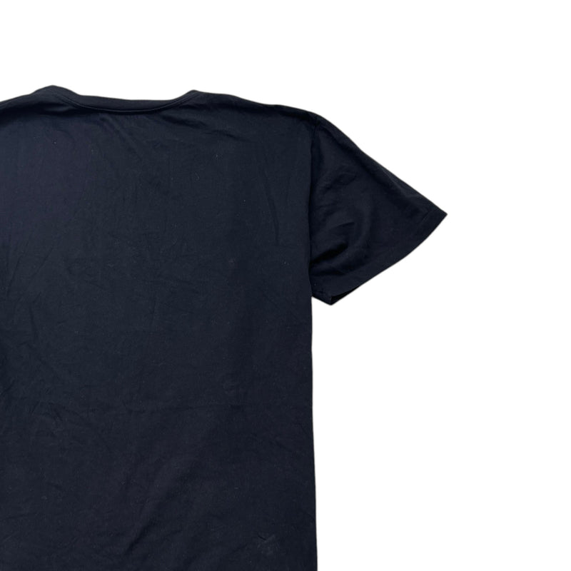 Men's Logo Print T-Shirt Black Size XL
