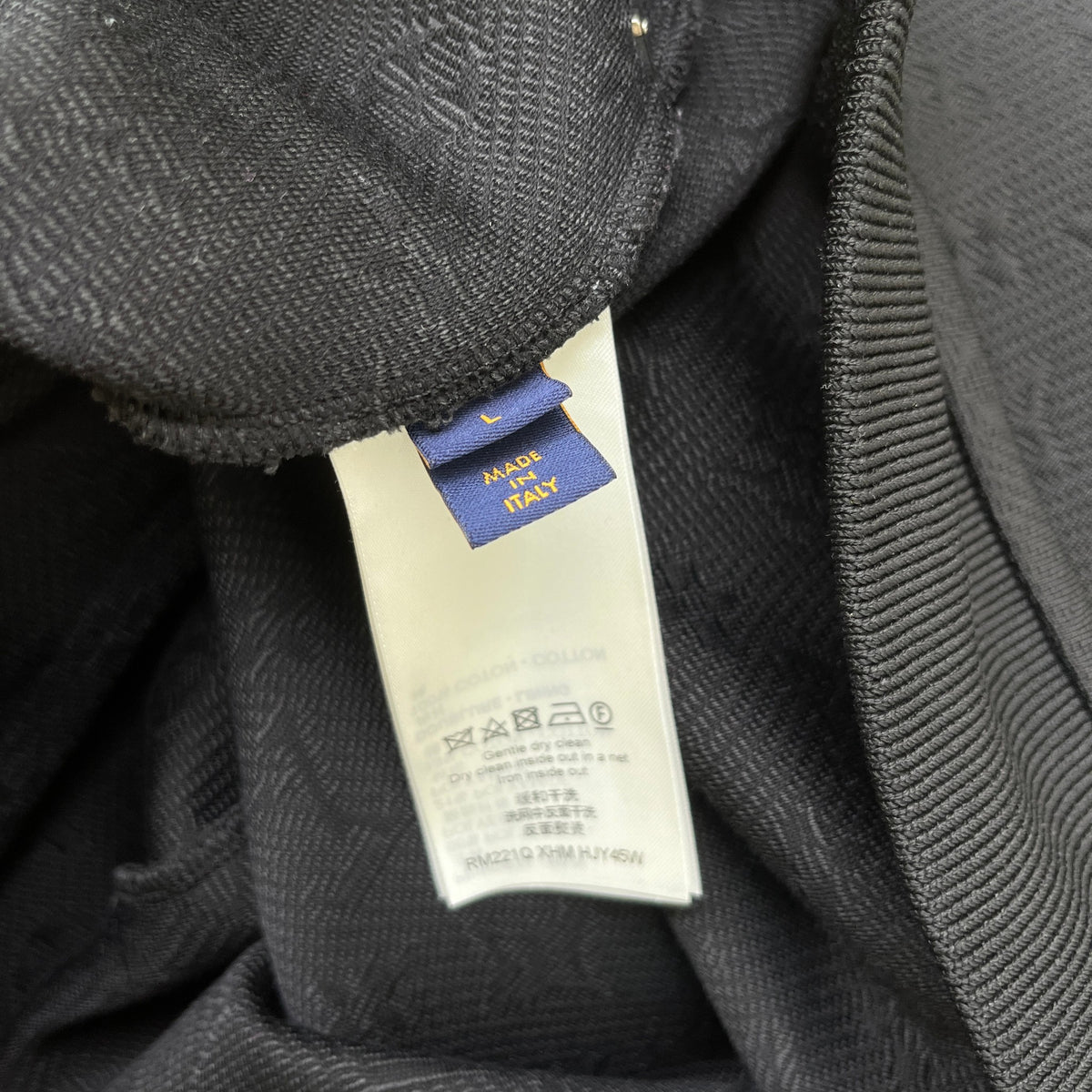 Men's Monogram Track Track Jacket Black Size L - Photo 8