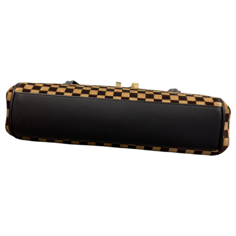 Women's Lion Grab Handbag Brown