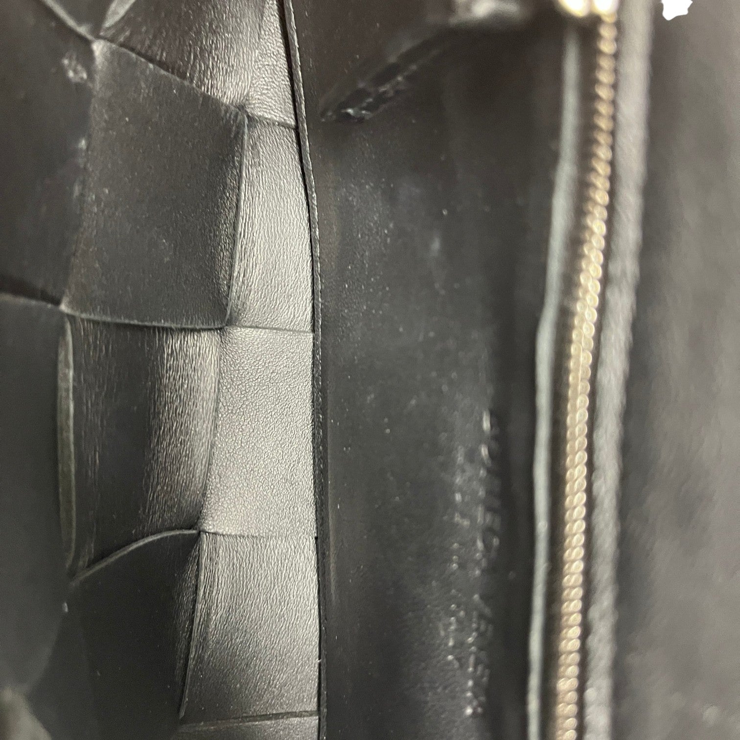 Men's Intrecciato Woven Cassette Bag Black - Photo 10