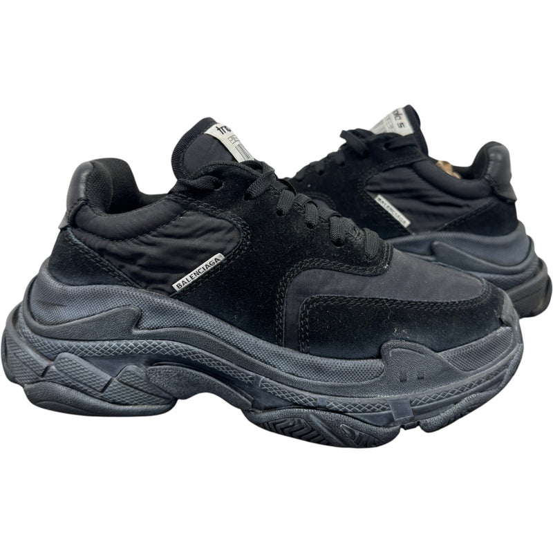 Women's Triple S Low Trainers Black Size UK 3 / EU 36