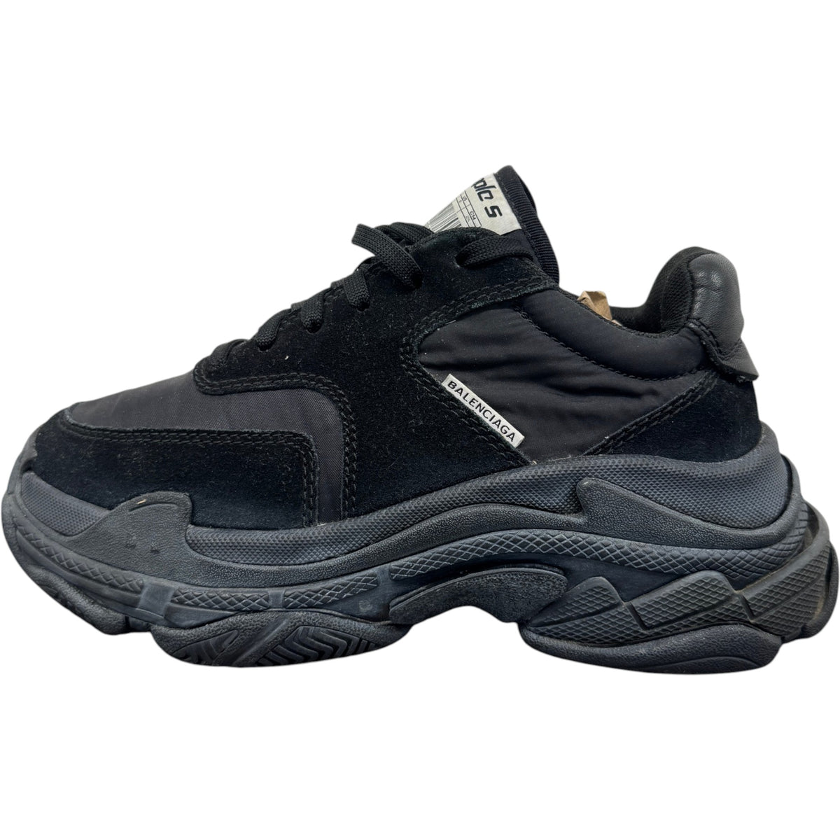 Women's Triple S Low Trainers Black Size UK 3 / EU 36 - Photo 4