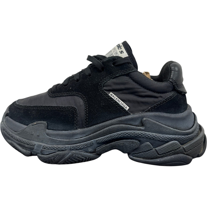 Women's Triple S Low Trainers Black Size UK 3 / EU 36