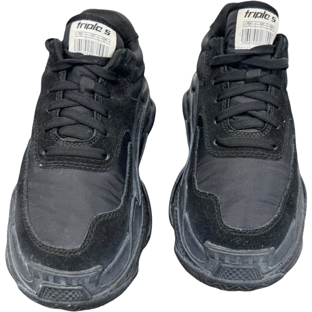Women's Triple S Low Trainers Black Size UK 3 / EU 36 - Photo 6