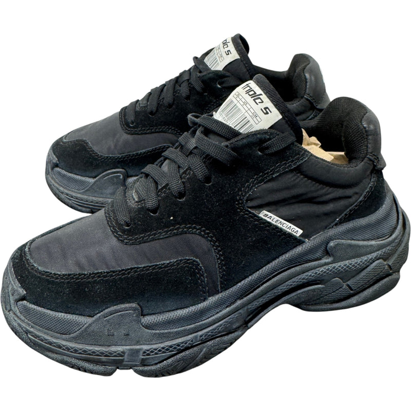 Women's Triple S Low Trainers Black Size UK 3 / EU 36