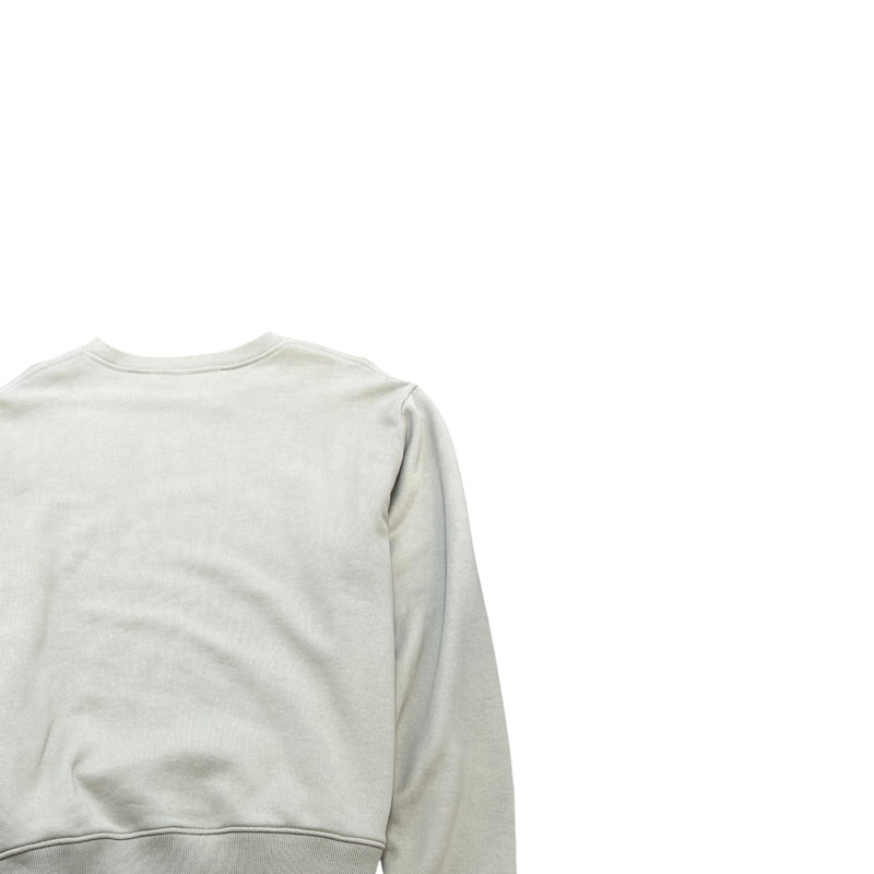Men's Logo Print Sweatshirt Beige Size M