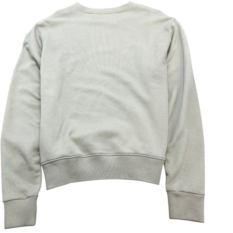Men's Logo Print Sweatshirt Beige Size M