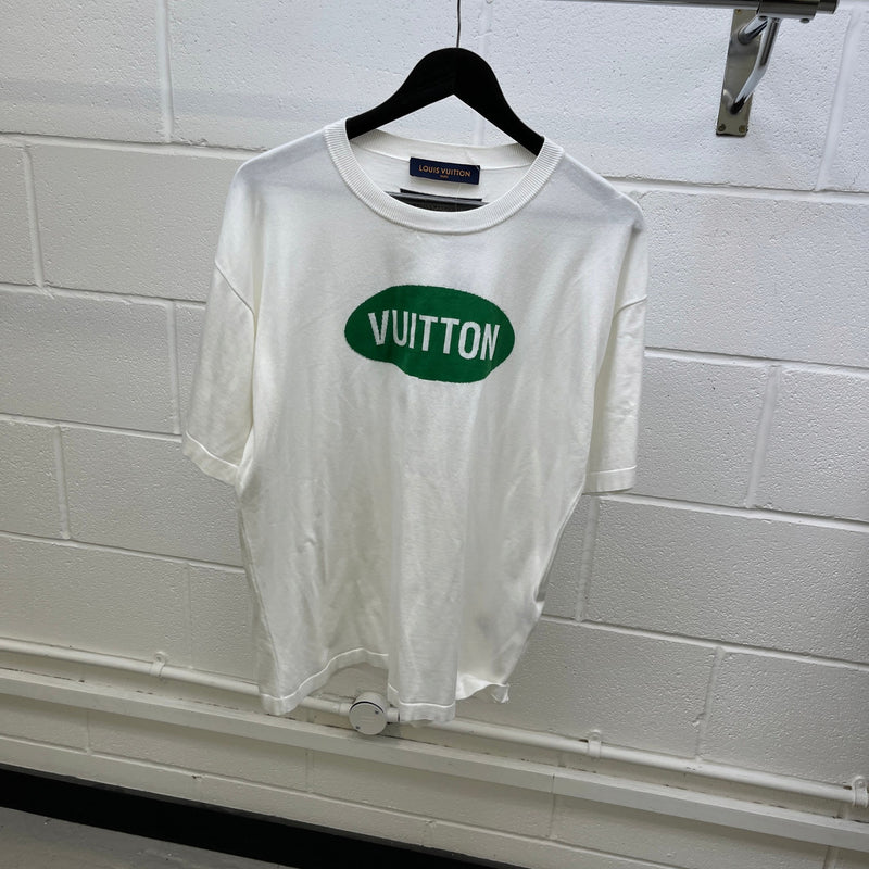 Men's Logo Print T-Shirt White Size M