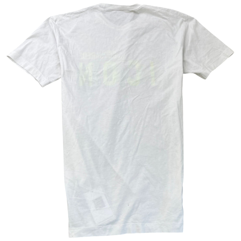 Men's Logo Print T-Shirt White Size S