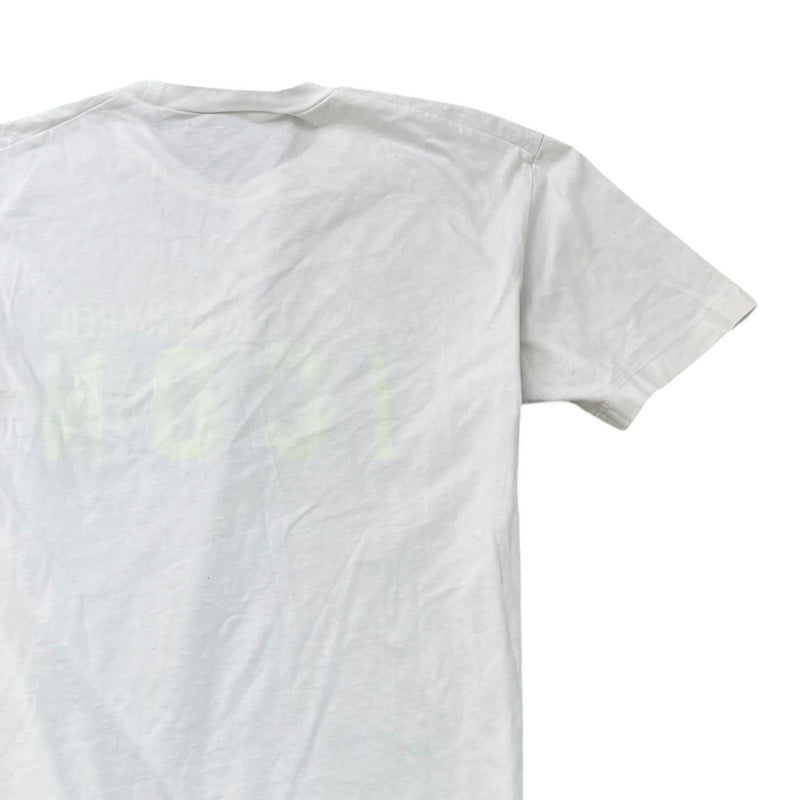 Men's Logo Print T-Shirt White Size S