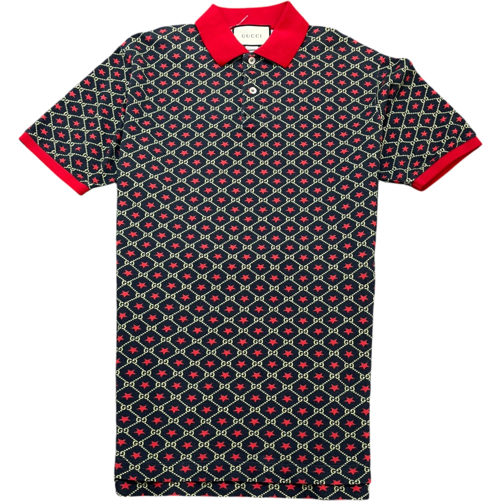 Men's Gg Star Polo Shirt Black Size S - Photo 1