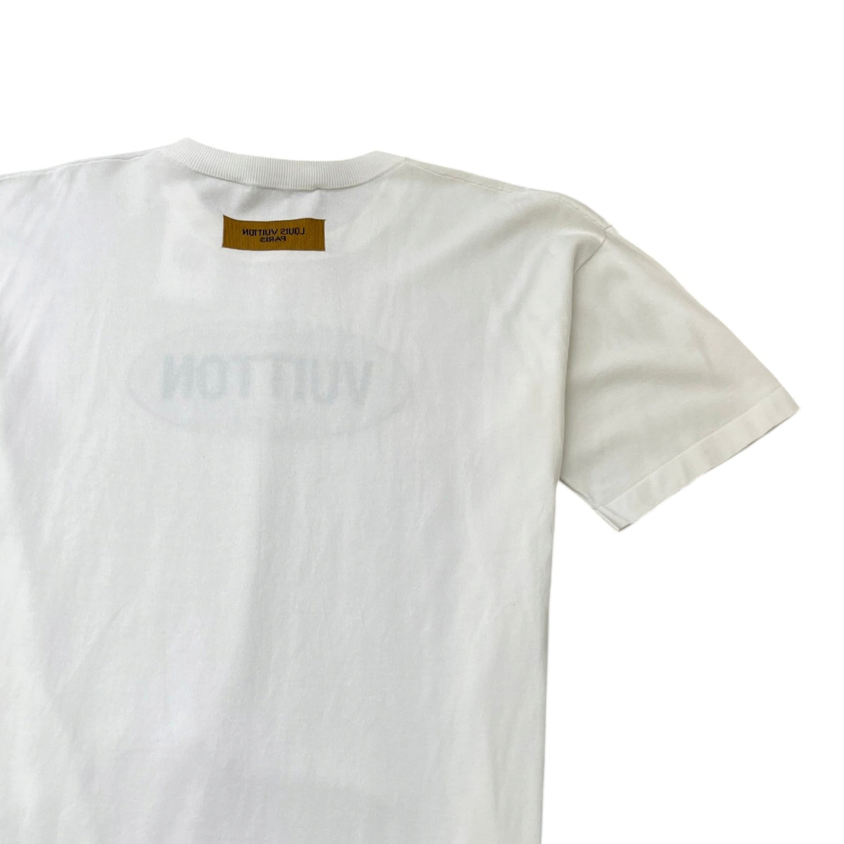 Men's Logo Print T-Shirt White Size M - Photo 4