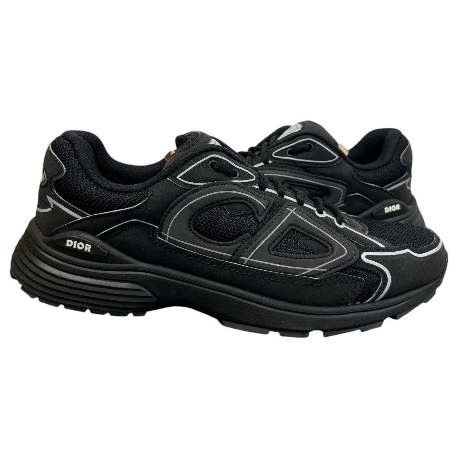 Men's B30 Low Trainers Black Size EU 41.5 / UK 7.5 - Photo 3