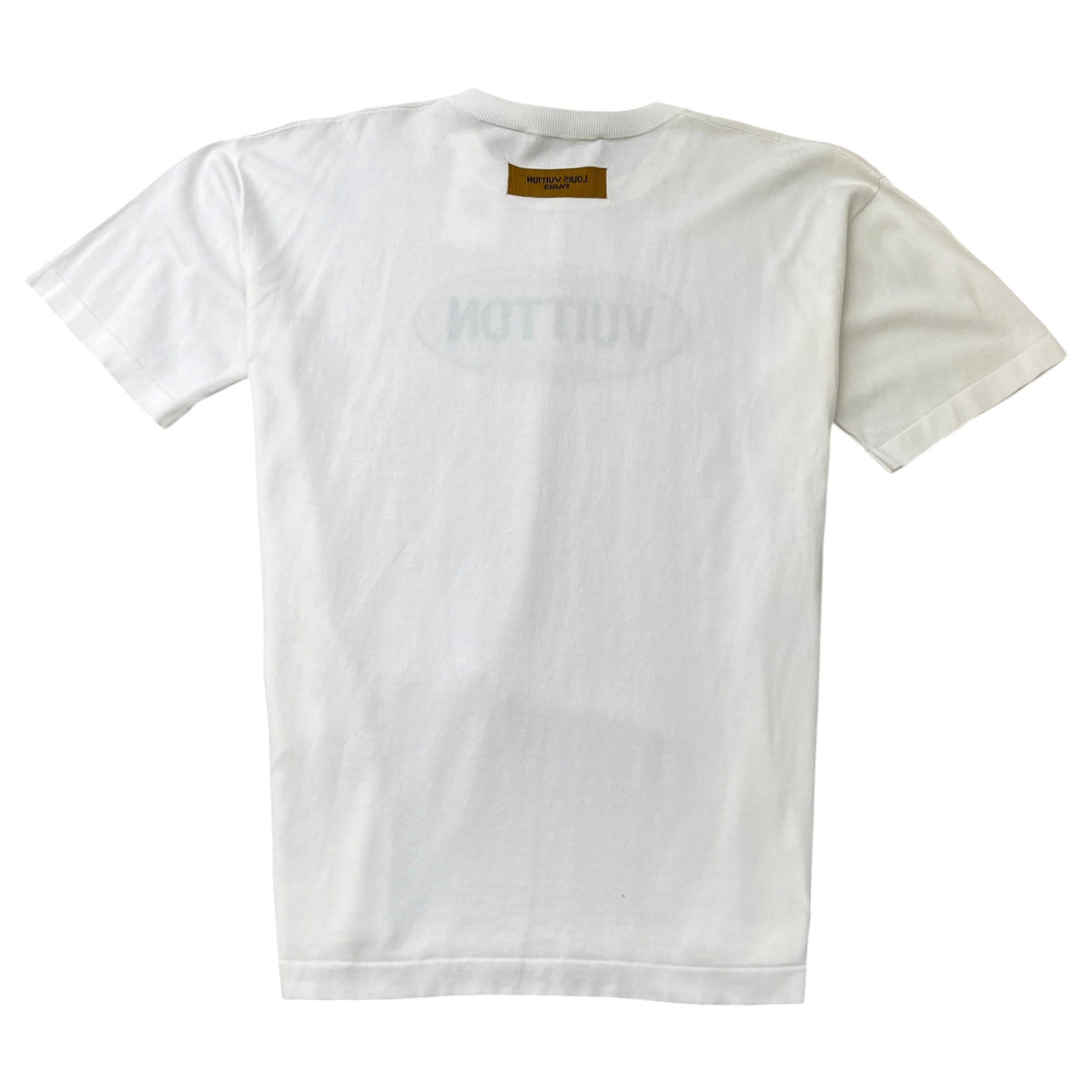 Men's Logo Print T-Shirt White Size M - Photo 2