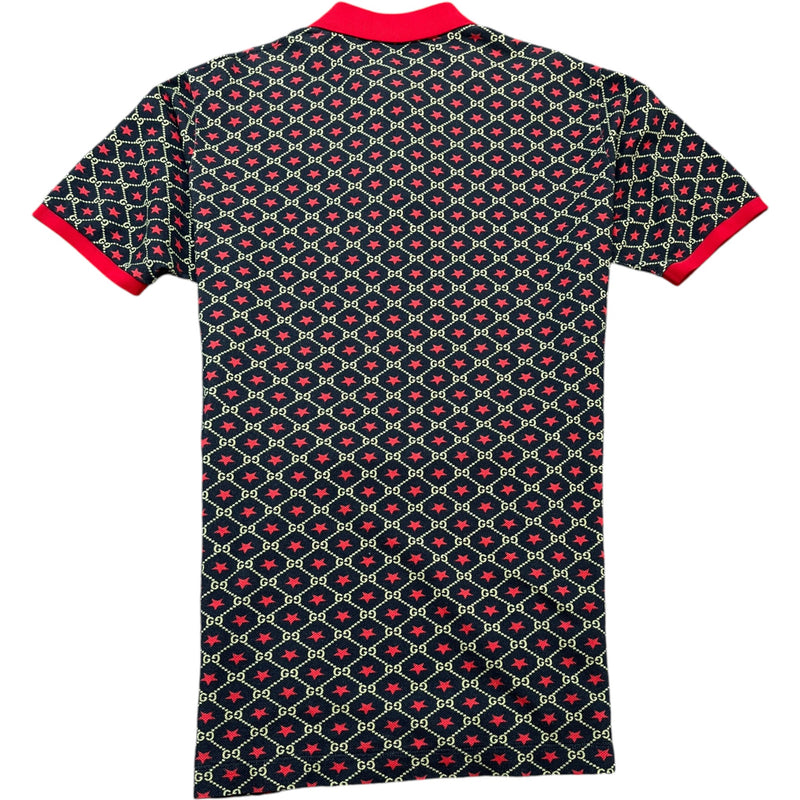 Men's Gg Star Polo Shirt Black Size S