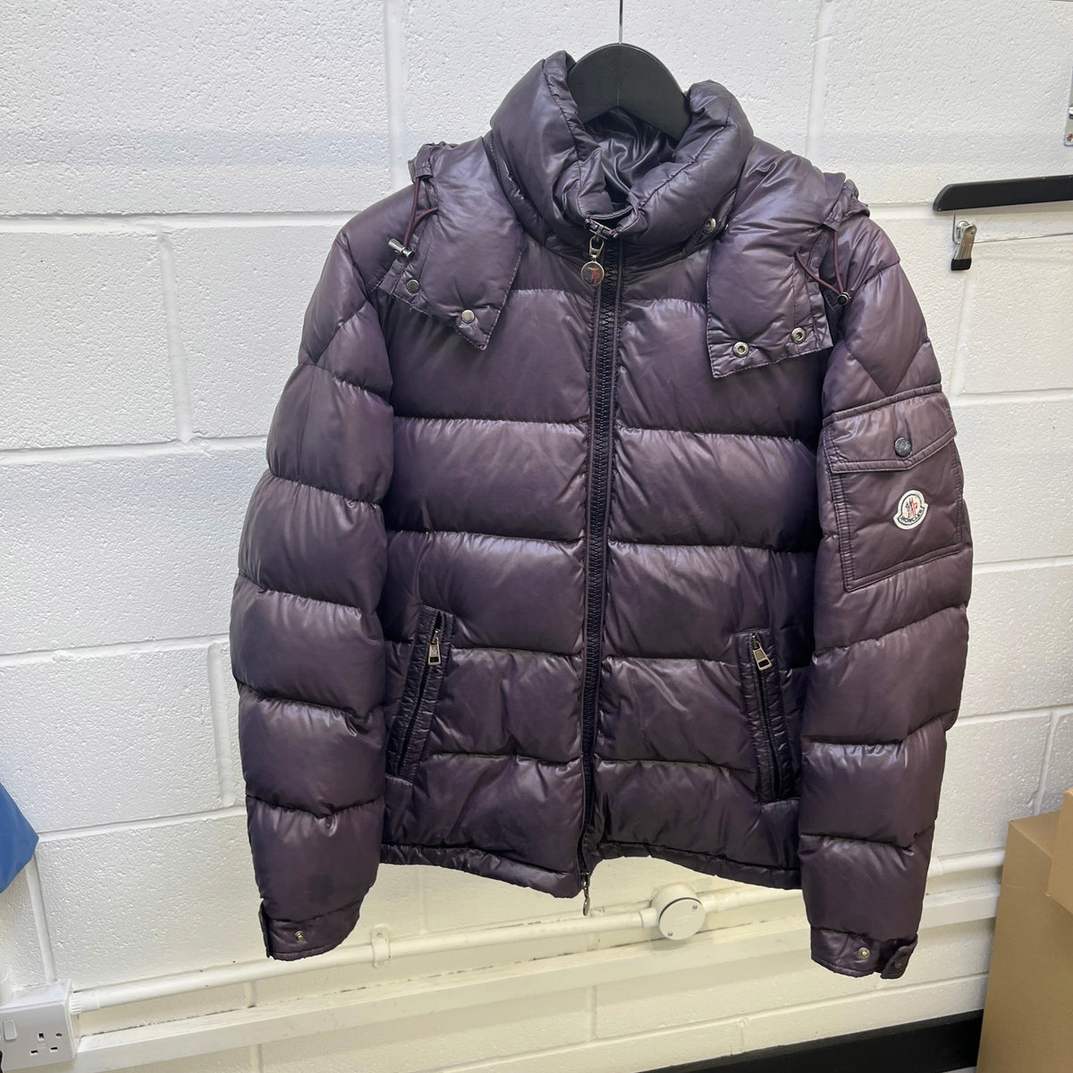 Men's Maya Down Jacket Purple Size 1 / S - Photo 8
