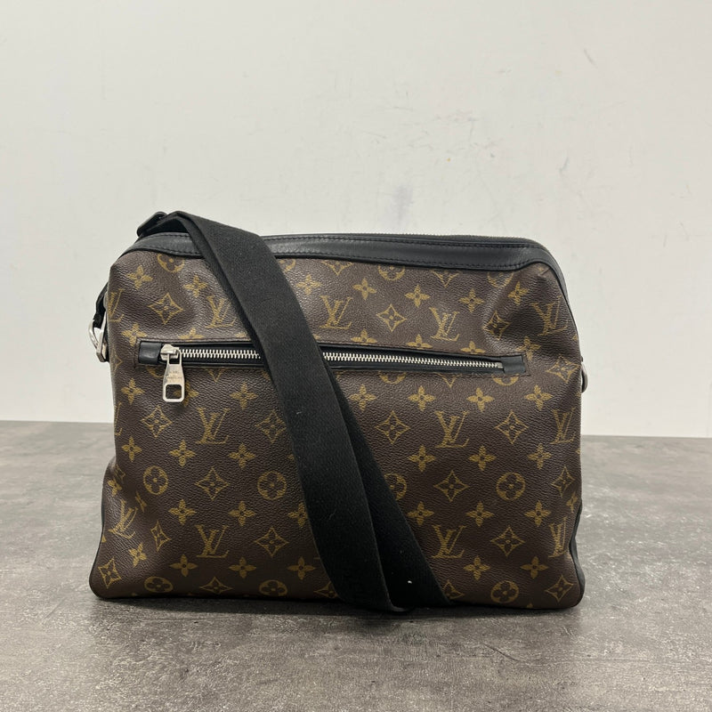 Men's Monogram Macassar Torres Messenger Bag Brown