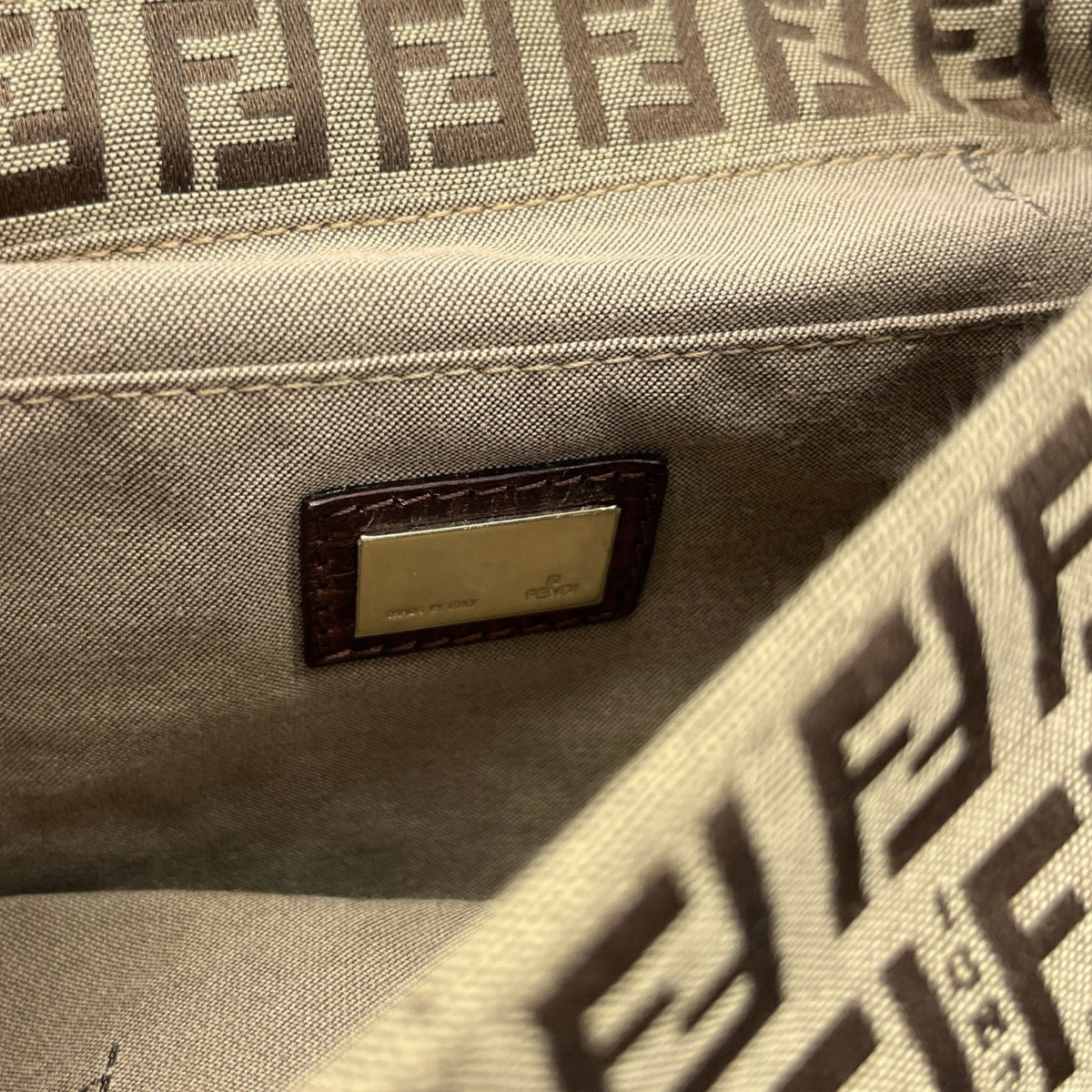 Women's Zucchino Canvas Shoulder Handbag Brown - Photo 11