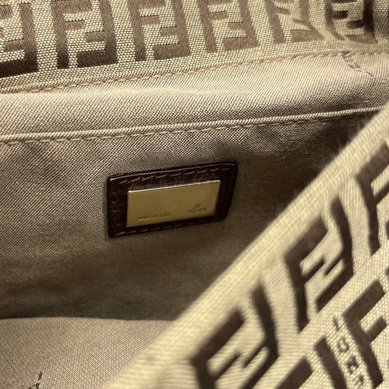 Women's Zucchino Canvas Shoulder Handbag Brown