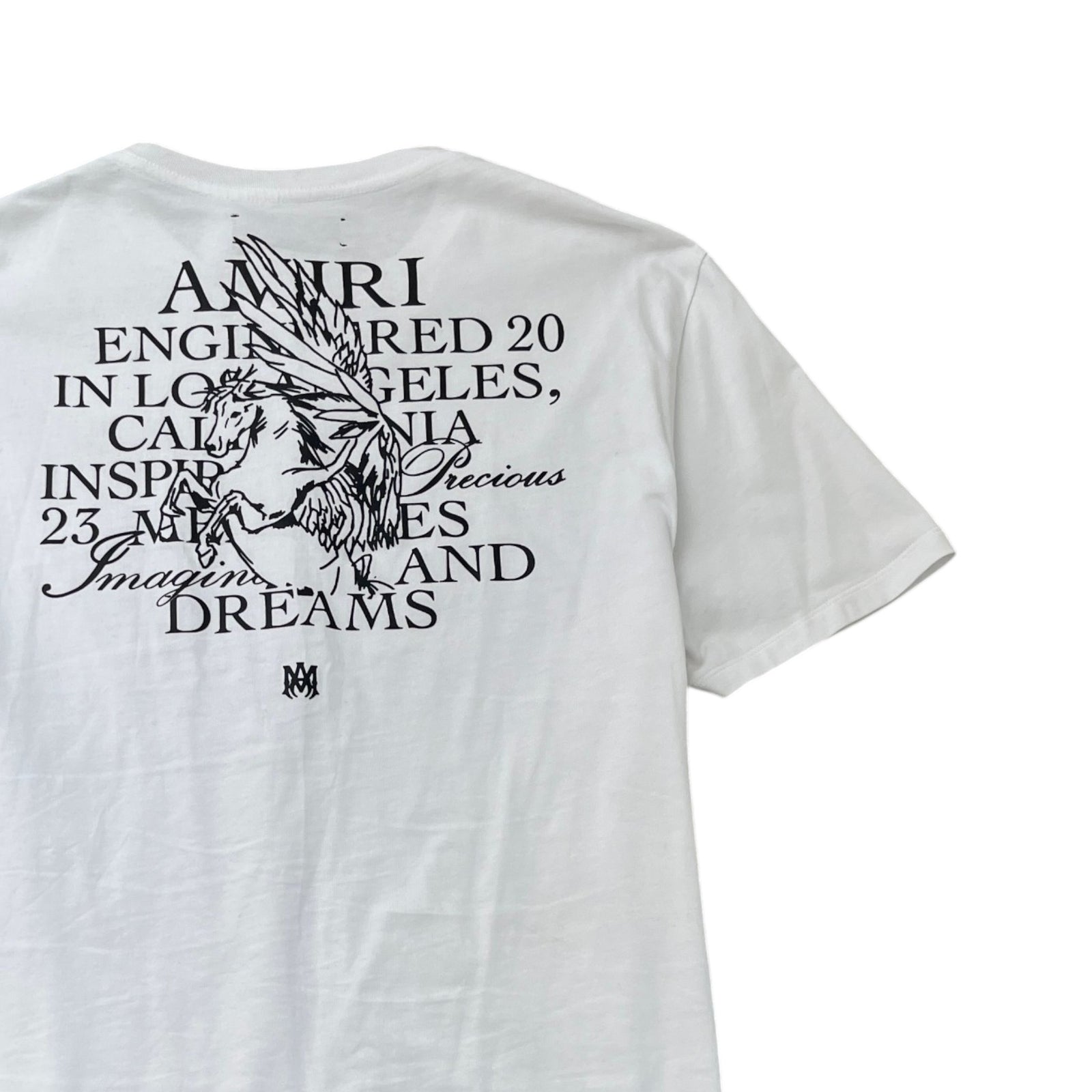 Men's Logo Print T-Shirt White Size XL - Photo 4