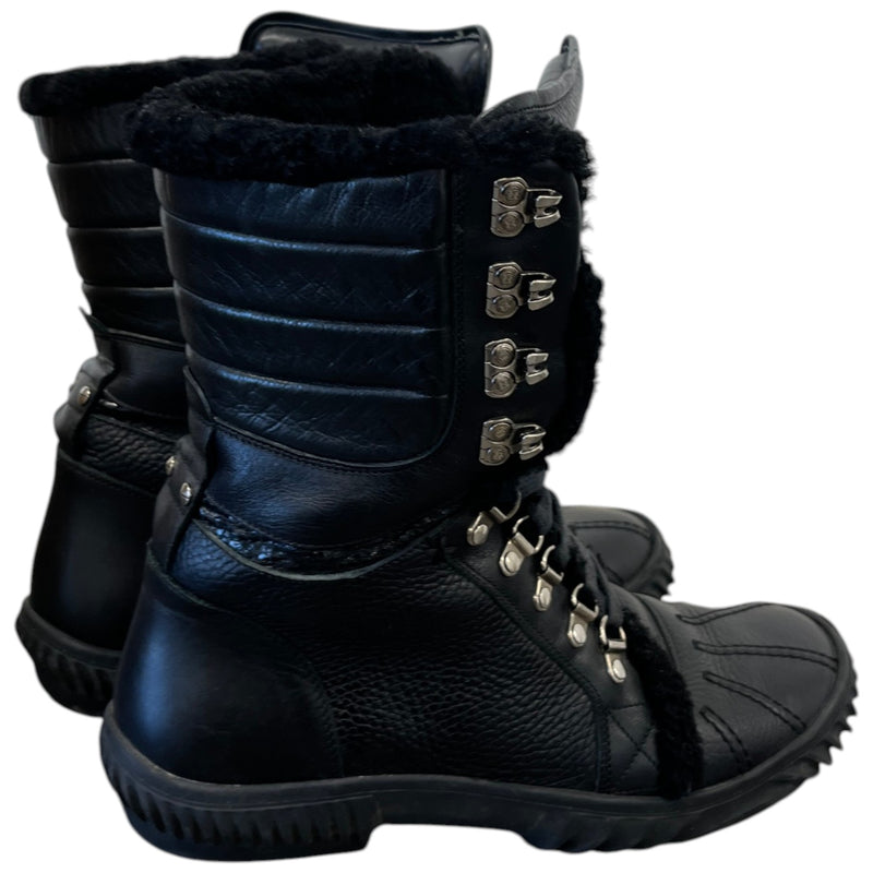 Men's 40 Below Fur Trimmed Boots Black Size EU 40.5 / UK 6.5