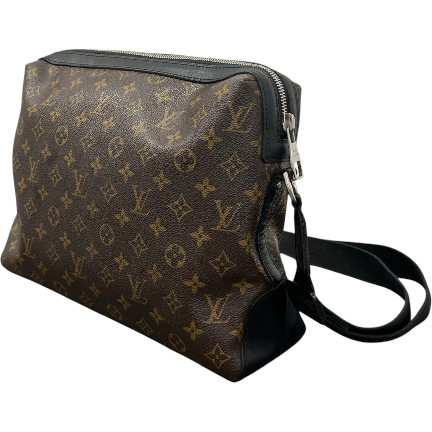 Men's Monogram Macassar Torres Messenger Bag Brown - Photo 6