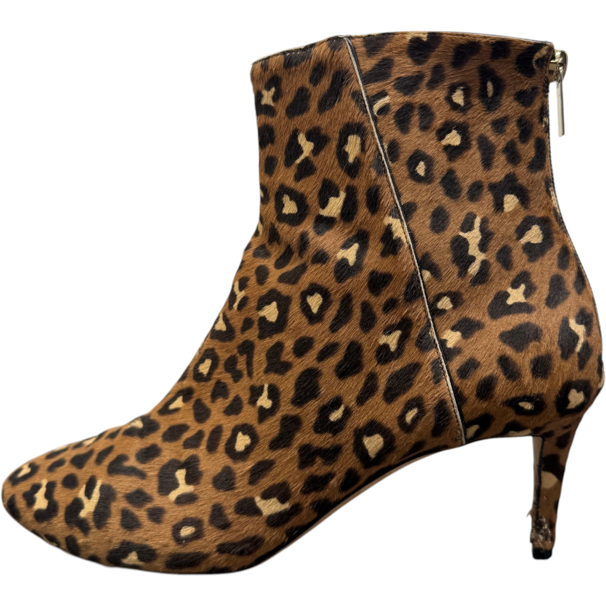 Women's Leopard Logo Print Boots Brown Size UK 7 / EU 40 - Photo 4