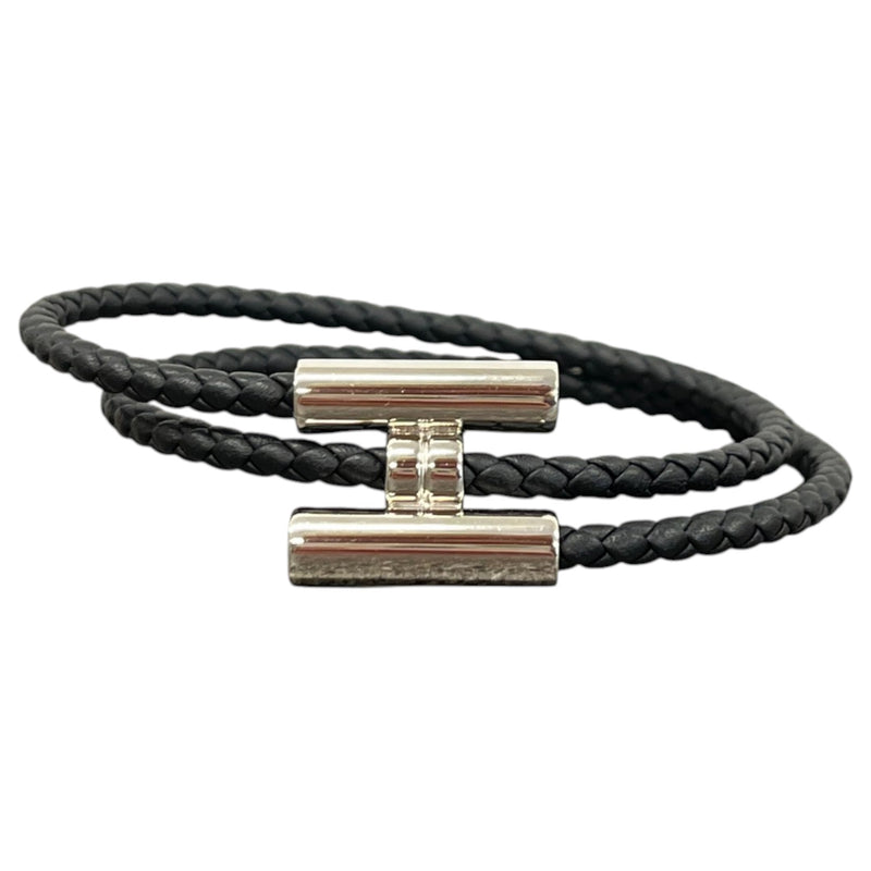 Men's Tournis Tresse Bracelet Black