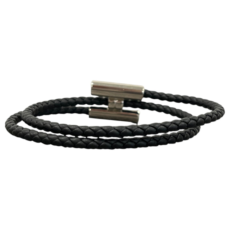 Men's Tournis Tresse Bracelet Black