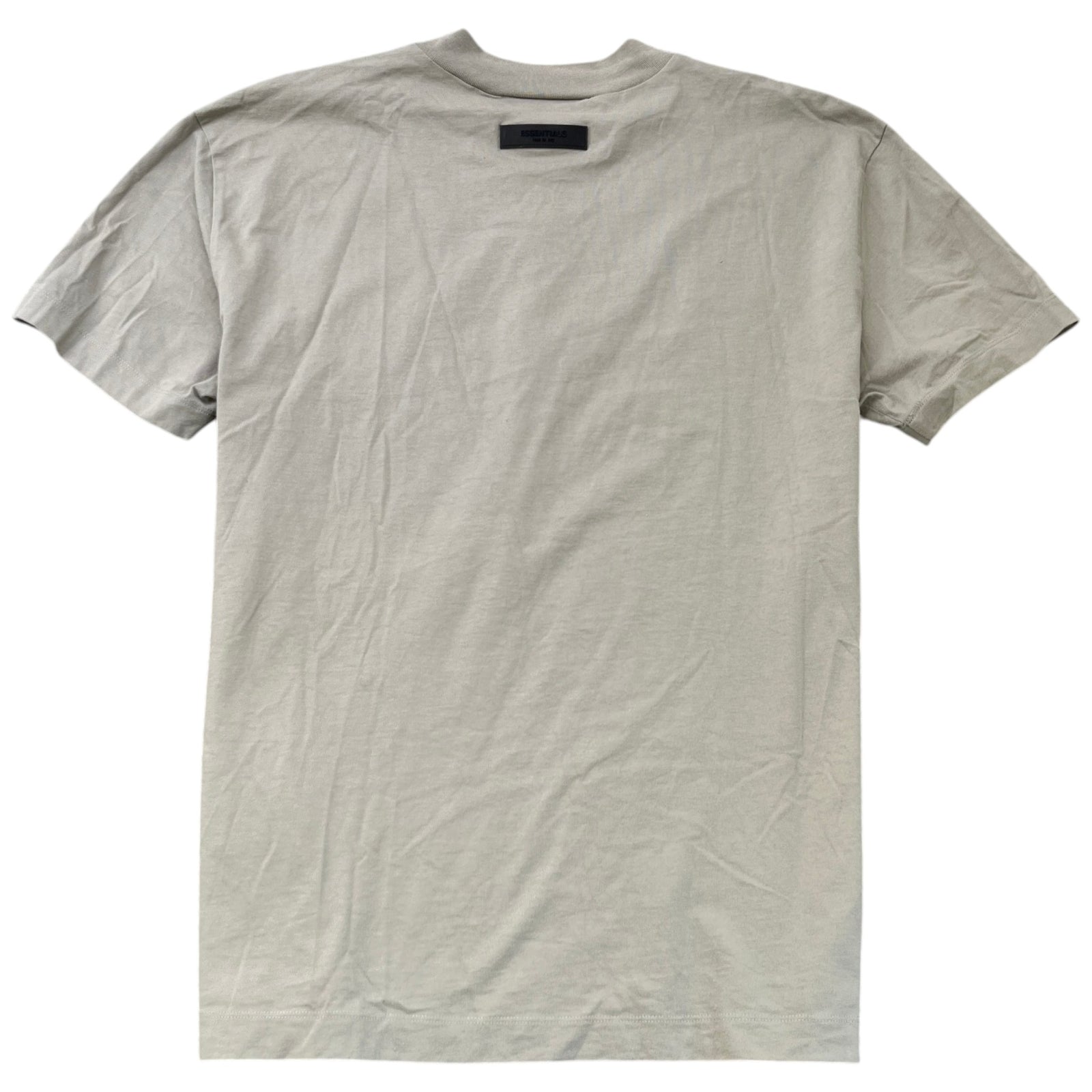 Men's Applique Logo T-Shirt Beige Size M - Photo 2