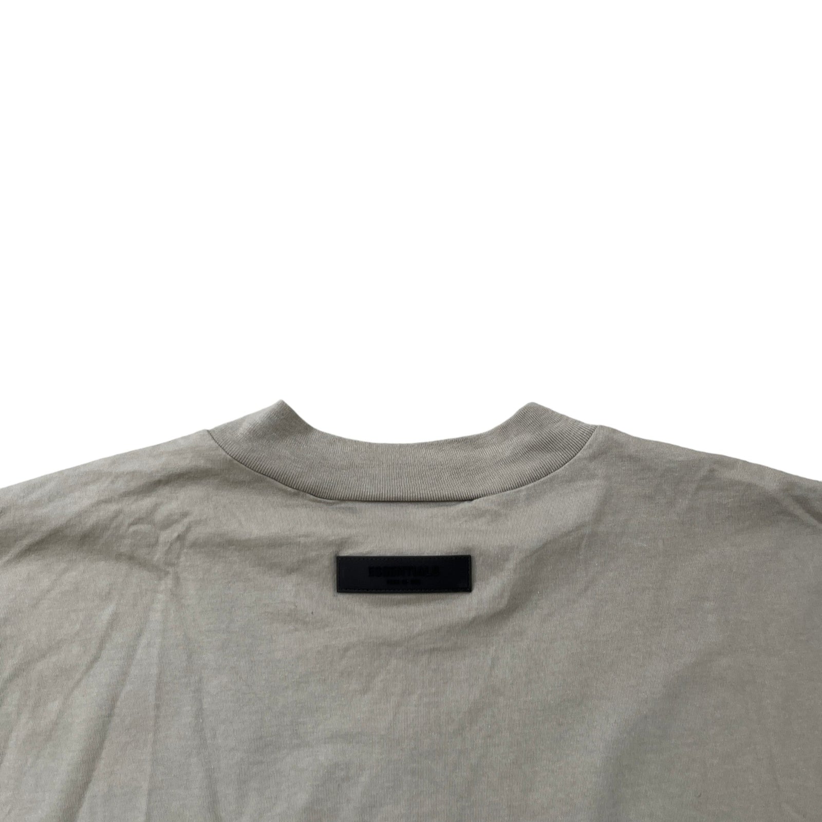 Men's Applique Logo T-Shirt Beige Size M - Photo 6