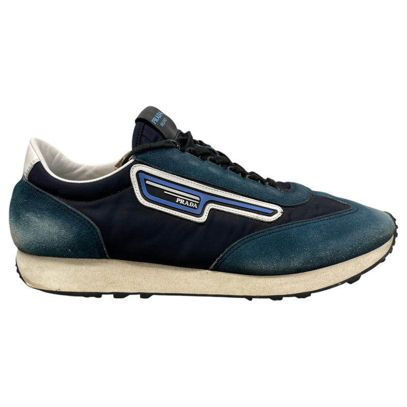 Men's Milano 70 Retro Distressed Low Trainers Green Size EU 43 / UK 9