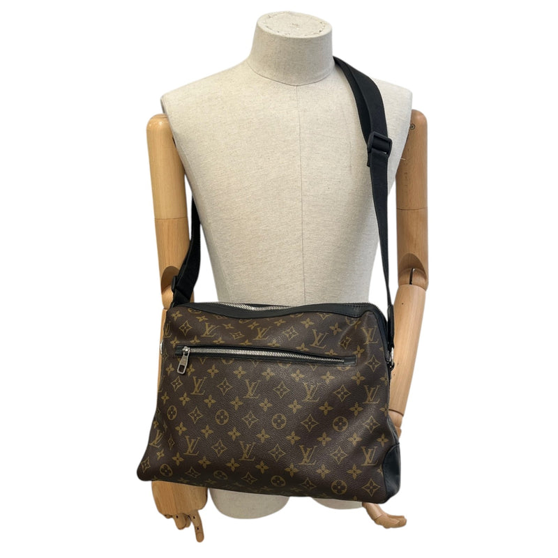 Men's Monogram Macassar Torres Messenger Bag Brown