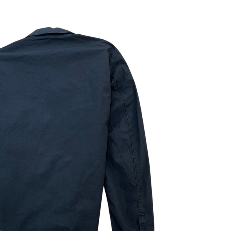 Men's Applique Logo OverShirt Navy Size S