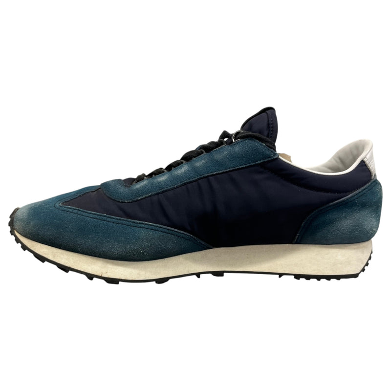 Men's Milano 70 Retro Distressed Low Trainers Green Size EU 43 / UK 9