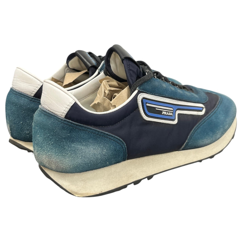 Men's Milano 70 Retro Distressed Low Trainers Green Size EU 43 / UK 9