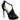 Women's Embellished Mesh Open Toe Heels Black Size EU 37.5 / UK 4.5